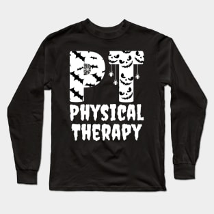 halloween pt physical therapist Long Sleeve T-Shirt